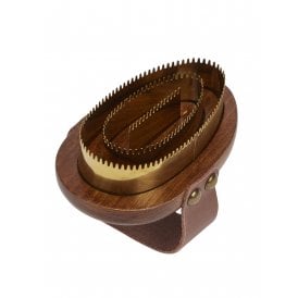 LeMieux Artisan Metal Curry Comb - Brown