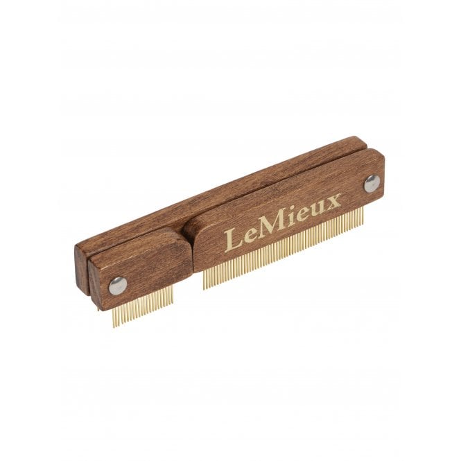 LeMieux  Artisan Quarter Mark Comb - Brown