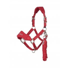 LeMieux Breakaway Vogue Pony/Horse Headcollar - Chilli Red