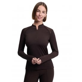 LeMieux Brilliance Heyden Lightweight Womens Base Layer - Espresso