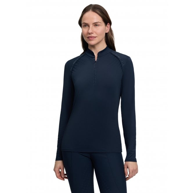 LeMieux  Brilliance Heyden Lightweight Womens Base Layer - Navy Blue