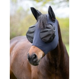 LeMieux Bug Relief Half Mask - Navy Blue