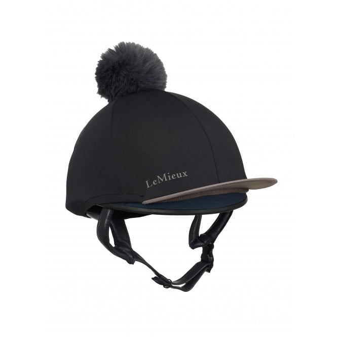LeMieux  Classique Pom Horse Riding Hat Silk - Black