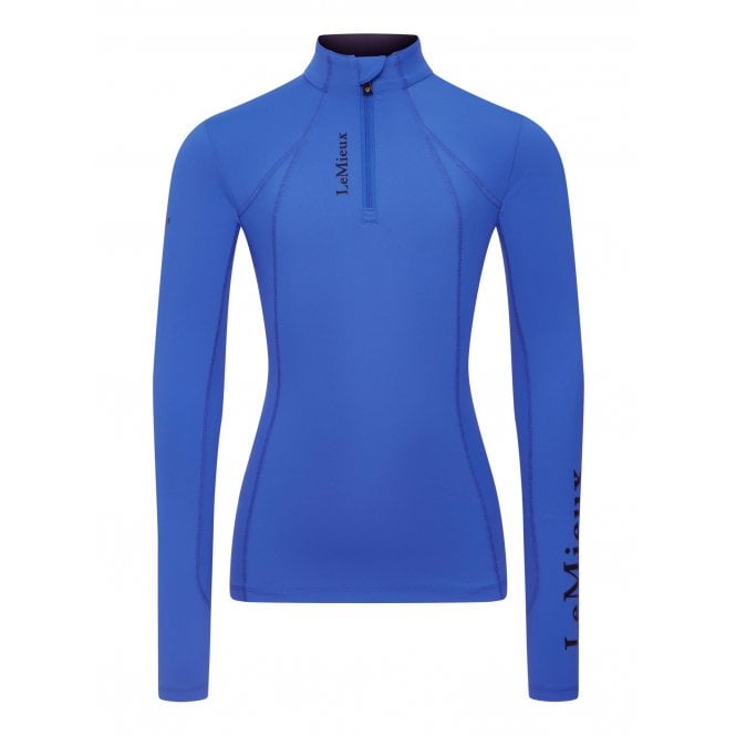 LeMieux  Classique Womens Long Sleeve Base Layer - Benetton Blue