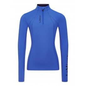 LeMieux Classique Womens Long Sleeve Base Layer - Benetton Blue