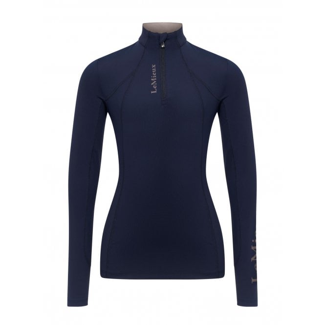 LeMieux  Classique Womens Long Sleeve Base Layer - Navy Blue