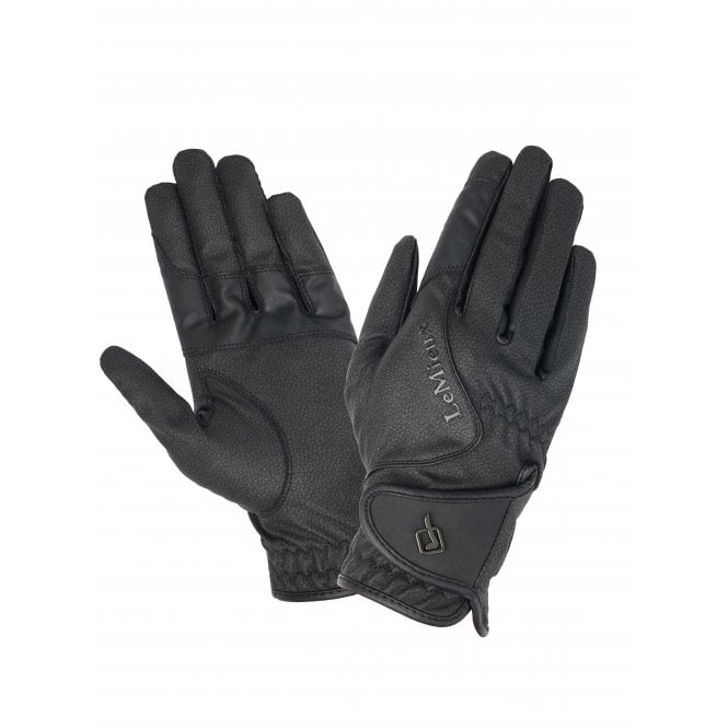 LeMieux  Close Contact Adults Riding Gloves - Black