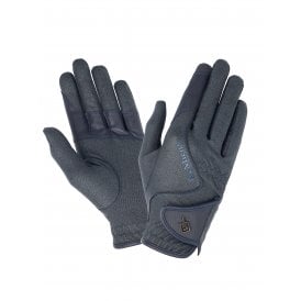 LeMieux Close Contact Adults Riding Gloves - Navy Blue