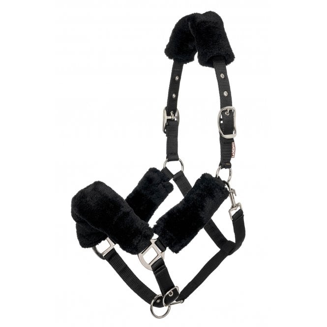 LeMieux  Comfort Pony/Horse Headcollar - Black/Black