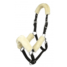 LeMieux Comfort Pony/Horse Headcollar - Black/Natural