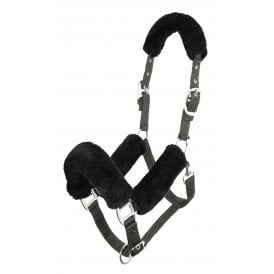 LeMieux Comfort Pony/Horse Headcollar - Grey/Black