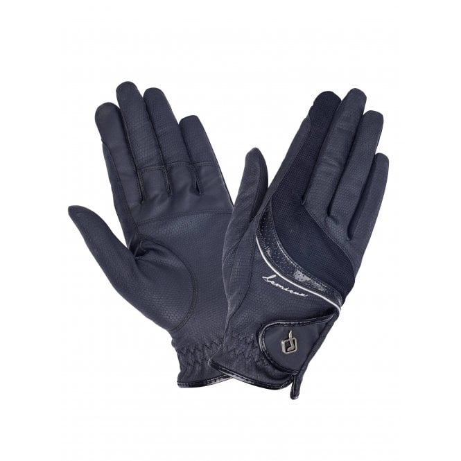 LeMieux  Competition Adults Horse Riding Gloves - Navy Blue
