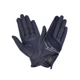 LeMieux Competition Adults Horse Riding Gloves - Navy Blue