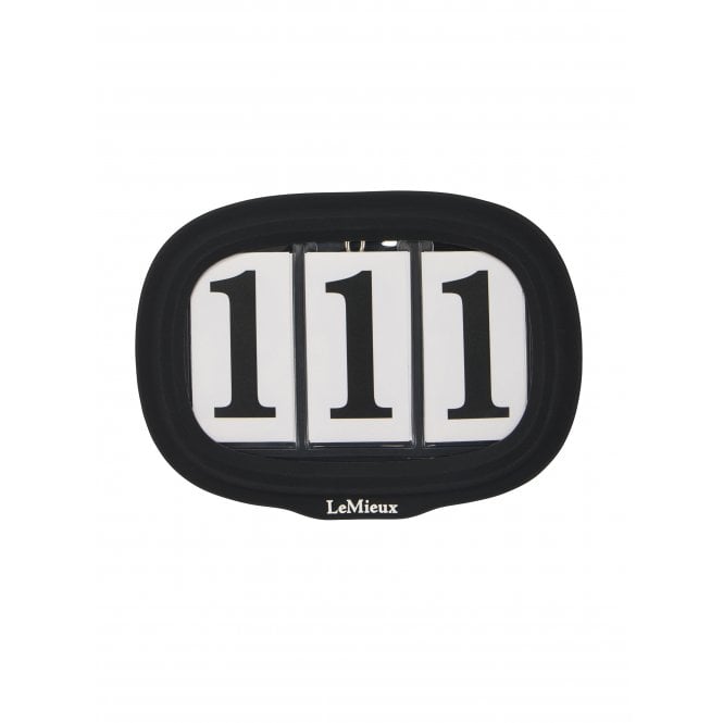 LeMieux  Competition Bridle Number Holder - Black