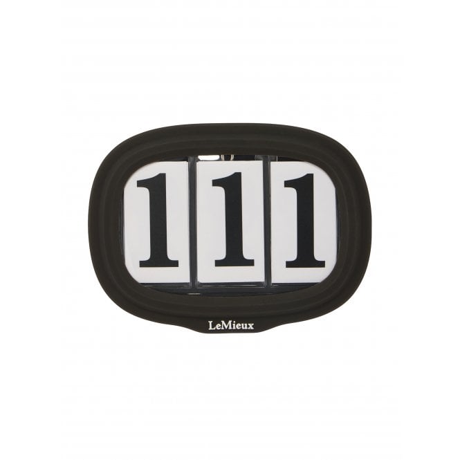 LeMieux  Competition Bridle Number Holder - Brown