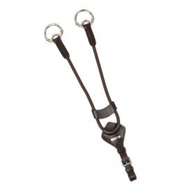 LeMieux Elasticated Martingale Attachment - Brown/Silver