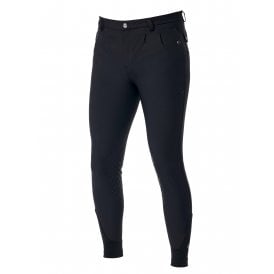 LeMieux Elite Mens Classic Pleated Breech - Black