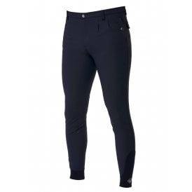 LeMieux Elite Mens Classic Pleated Breech - Navy Blue