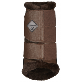 LeMieux Fleece Lined Horse Boots - Brown