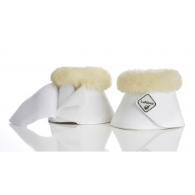 LeMieux Fleece WrapRound Over Reach Boots - White
