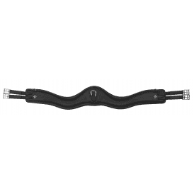 LeMieux GelTek Anatomic Curve GP Jump Girth - Black