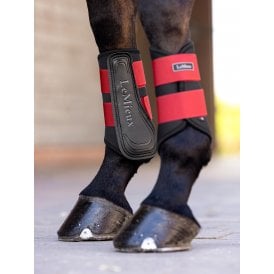 LeMieux Grafter 2.0 Pony/Horse Brushing Boot - Chilli Red