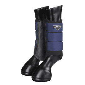 LeMieux Grafter Pony/Horse Brushing Boot - Ink Blue