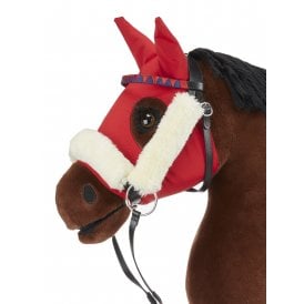 LeMieux Hobby Horse Toy Hobby Horse Lycra Stretch Hood - Chilli