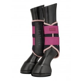 LeMieux Air-Tek Grafter Brushing Boots - Blackberry