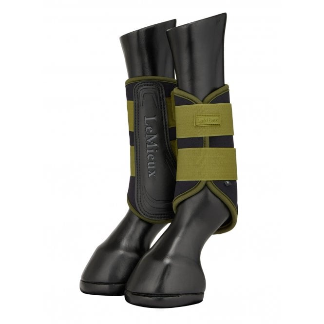LeMieux Horsehealth LeMieux Air-Tek Grafter Brushing Boots - Gooseberry