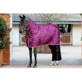 LeMieux Arika 200g Stable-Tek with Neck Stable Rug  - Blackberry