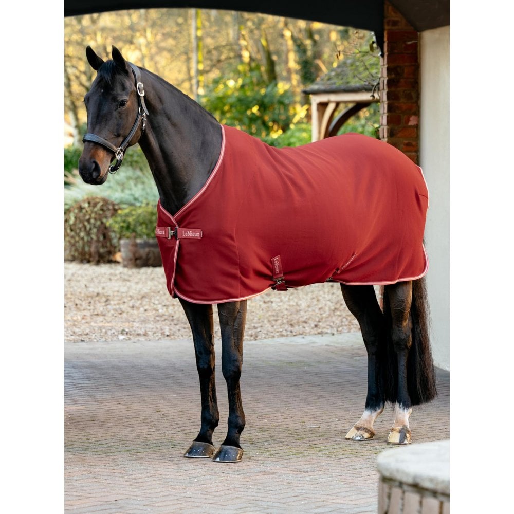 LeMieux Horsehealth LeMieux Arika Jersey-Tek Fleece Rug - Russet Size: