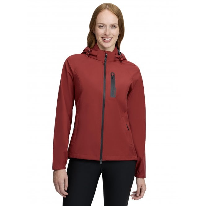 LeMieux Horsehealth LeMieux Athena Waterproof Womens Lightweight Jacket - Russet