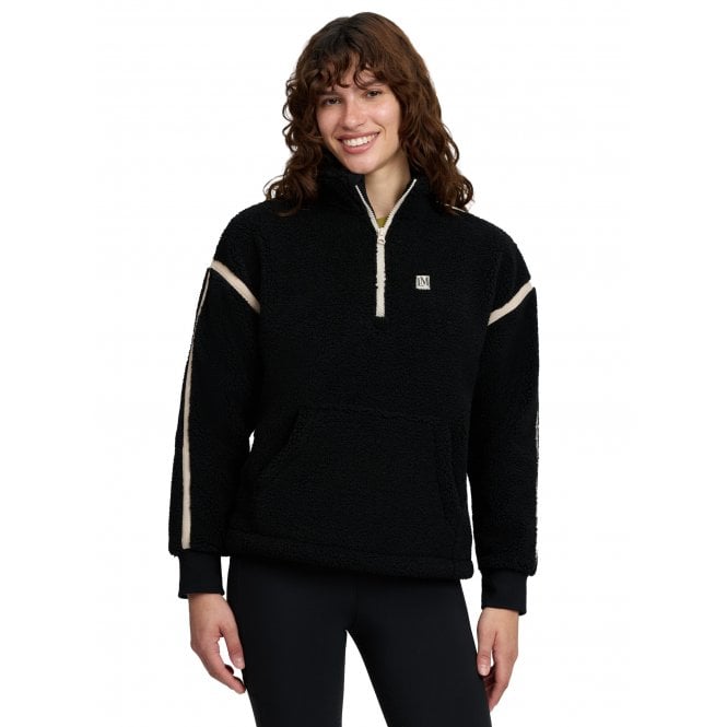 LeMieux Horsehealth LeMieux Avery Teddy Womens Quarter Zip Fleece - Black