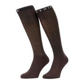 LeMieux Brilliance Competition Socks - Espresso