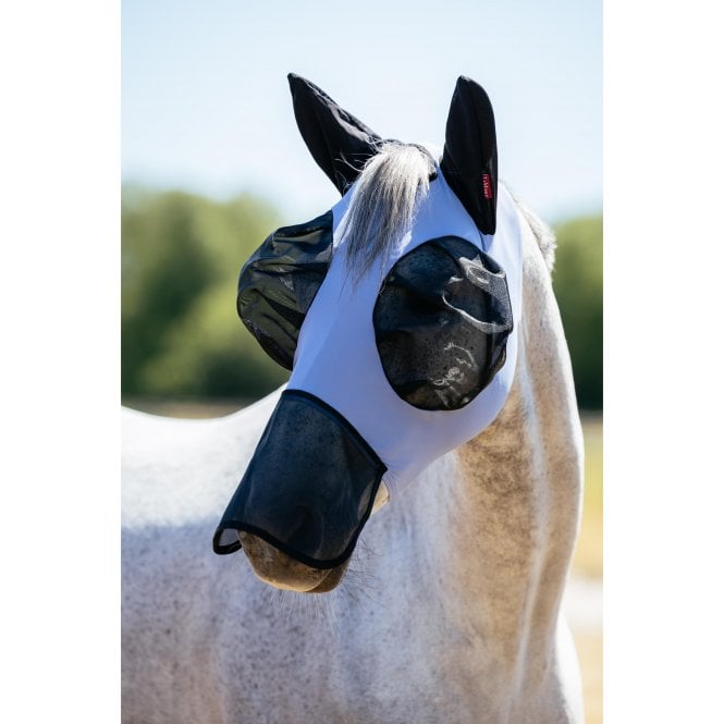 LeMieux  Bug Relief Full Fly Mask - Powder Blue