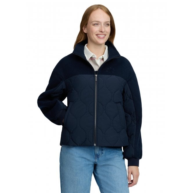 LeMieux Horsehealth LeMieux Chloe Womens Bomber Jacket - Navy Blue