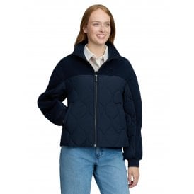 LeMieux Chloe Womens Bomber Jacket - Navy Blue