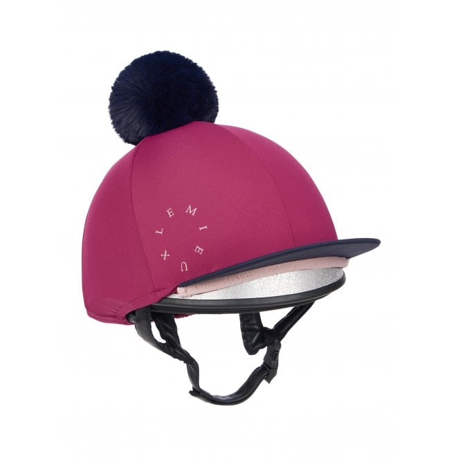 LeMieux Horsehealth LeMieux Classique Pom Hat Silk - Blackberry
