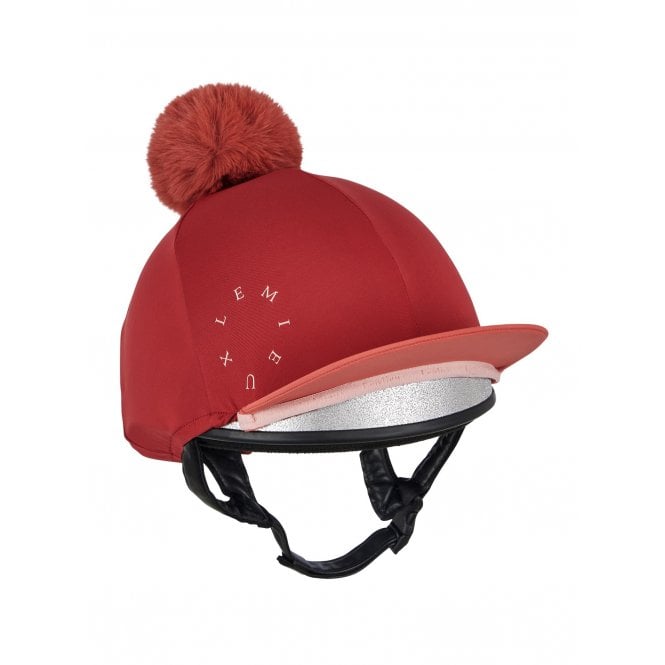 LeMieux Horsehealth LeMieux Classique Pom Hat Silk - Russet