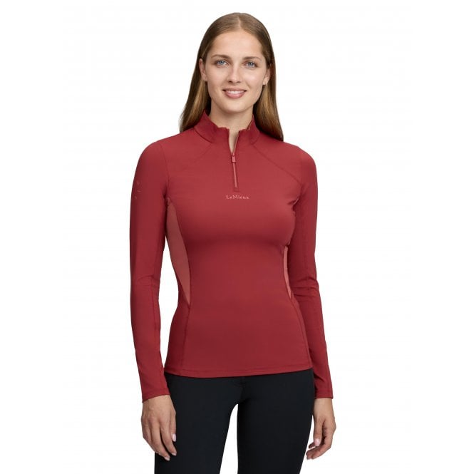 LeMieux Horsehealth LeMieux Classique Womens Base Layer - Russet