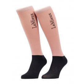 LeMieux Competition Womens Socks 2 Pack - Wild Rose