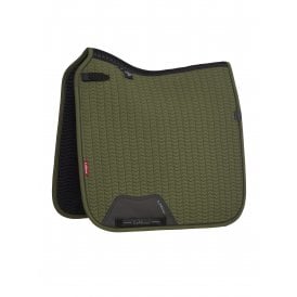 LeMieux Essence Dressage Square Saddlepad - Pine Green