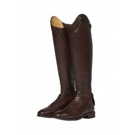 LeMieux Field Adults Tall Leather Horse Riding Boots - Brown