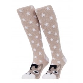 LeMieux Fluffy Character Womens Socks - Donkey