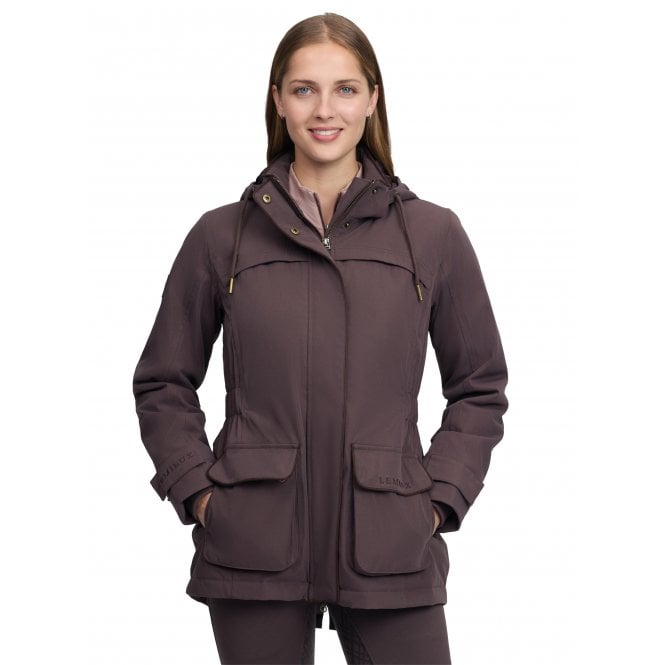 LeMieux Horsehealth LeMieux Heritage Beatrice Womens Waterproof Coat - Cocoa