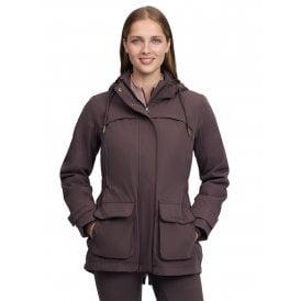 LeMieux Heritage Beatrice Womens Waterproof Coat - Cocoa