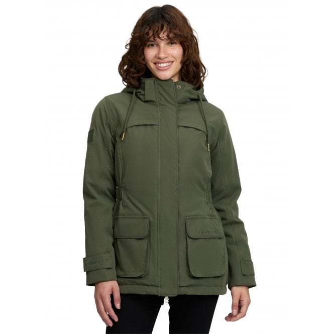 LeMieux Horsehealth LeMieux Heritage Beatrice Womens Waterproof Coat - Olive