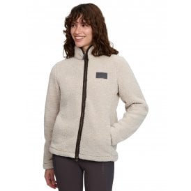 LeMieux Heritage Borg Zip Through Womens Jacket - Stone