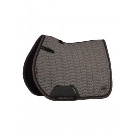 LeMieux Heritage Herringbone Jump Square Saddlepad - Cocoa
